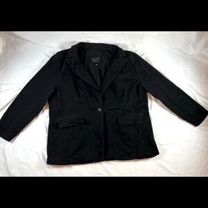 Eloquii Premier Bi-Stretch Work Blazer Black 20